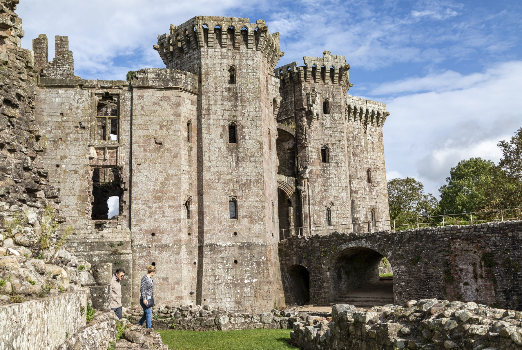Raglan Castle, Raglan, Monmouthshire, Wales